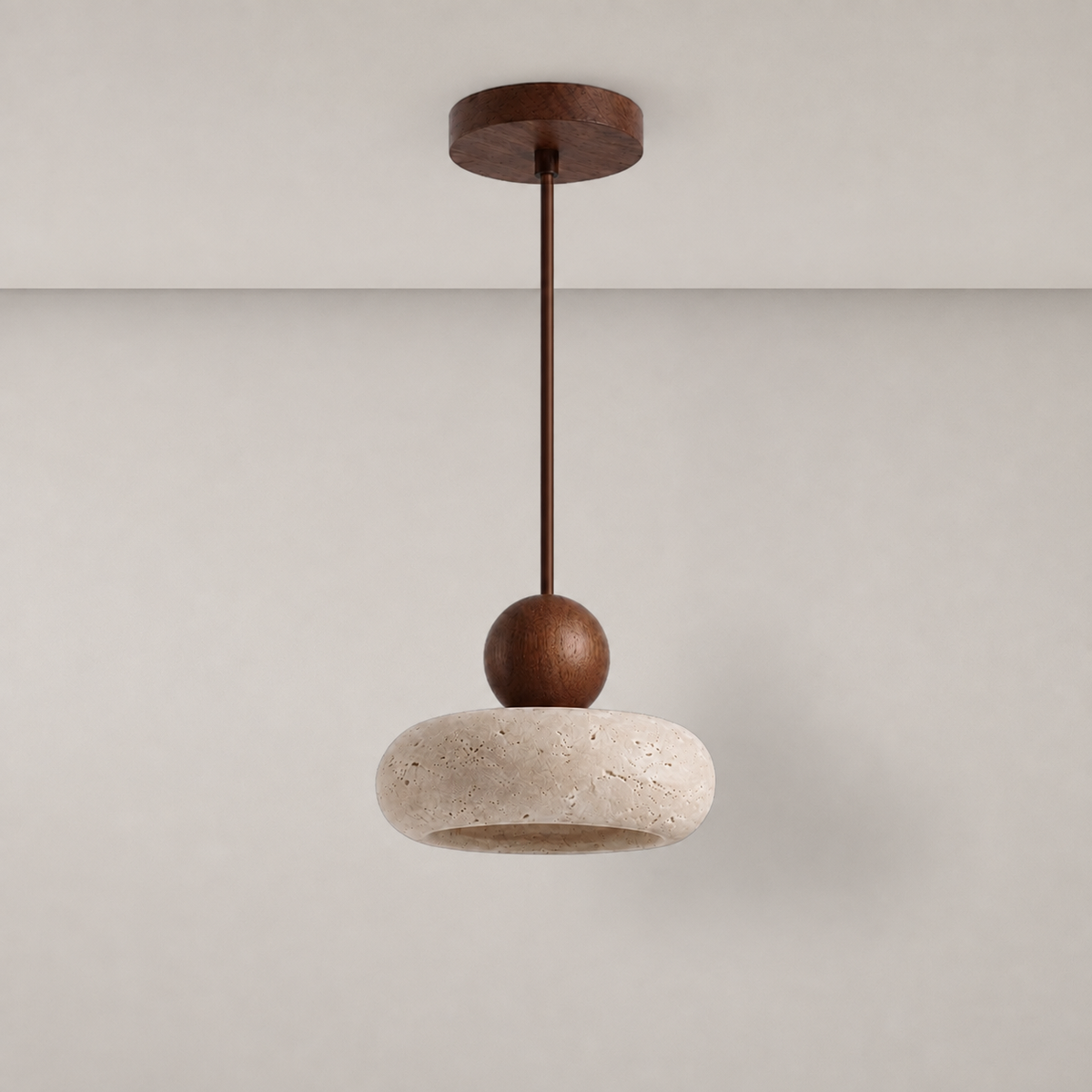 Natural Stone Pendant Light