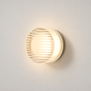 White, Clear Ribbed