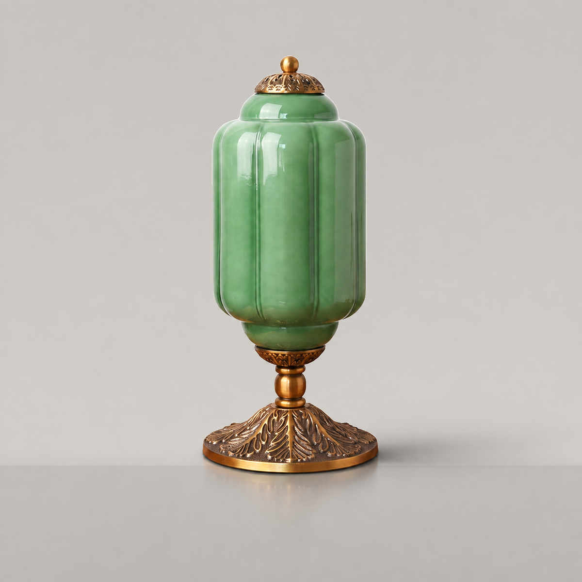 Textured Glass Table Lamp