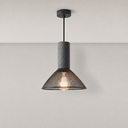 Concrete Mesh Pendant Light