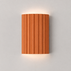 Fluted Resin Wall Sconce