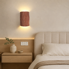 Fluted Resin Wall Sconce