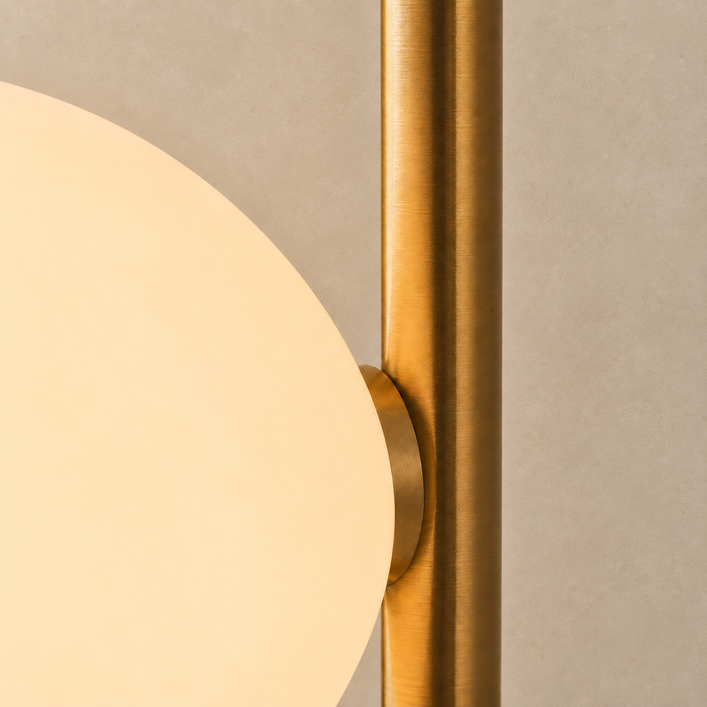 Frosted Globe Wall Sconce