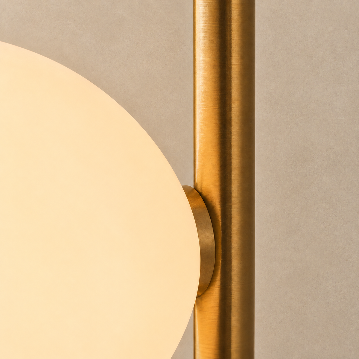 Frosted Globe Wall Sconce