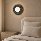 Marble and Glass Wall Sconce