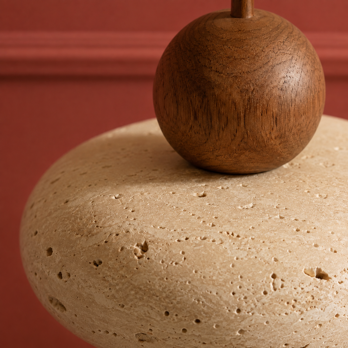 Natural Stone Pendant Light
