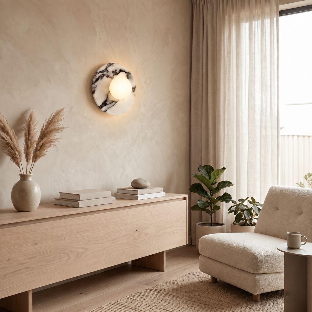 Marble Ring Wall Sconce